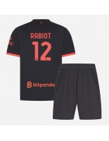 AC Milan Adrien Rabiot #12 Alternativní dres pro děti 2026-27 Krátký Rukáv (+ trenýrky)